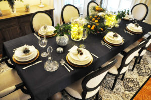 See how we create a beautiful tablescape for the holidays
